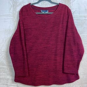 Women’s Plus Size Karen Scott Sport Maroon Top